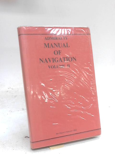 Admiralty manual of navigation vol 1 1964