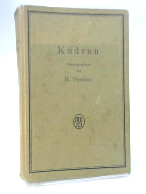 Kudrun By B Symons