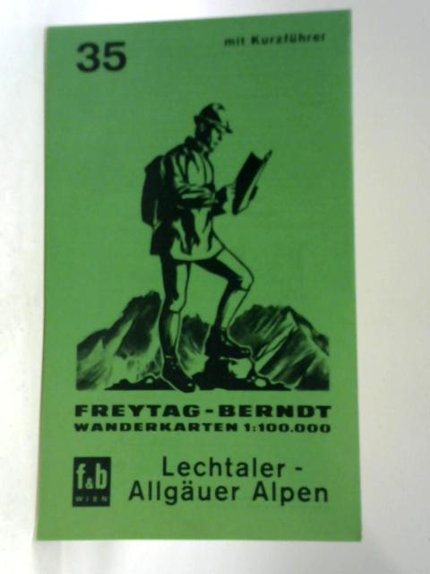 Freytag-Berndt: Touristen-Wanderkarten, Blatt 35 - Lechtaler und Allgauer Alpen By Unknown