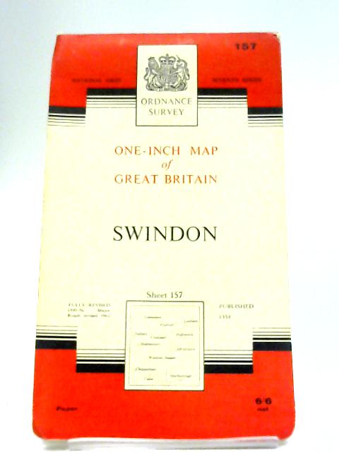 Ordnance Survey Swindon Sheet 157 Senth Series 1961 By Ordnance Survey