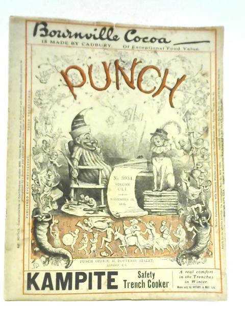 Punch, or the London Charivari - No 3934 Vol CLI - November 29, 1916 By Various