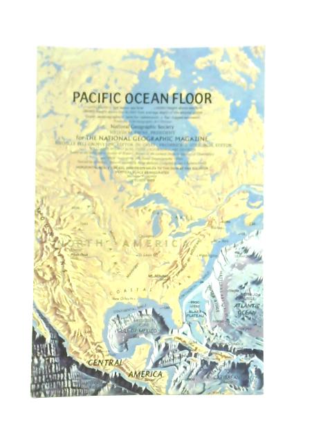 Details About Pacific Ocean Floor National Geographic Magazine Map 1969 Id 07842