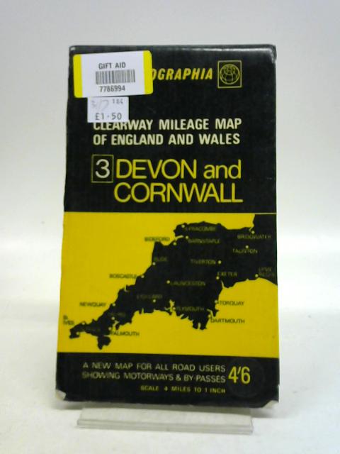 Geographia 4 Miles to 1 inch road map of England and Wales No 3 Devonshire and East Cornwall By Various