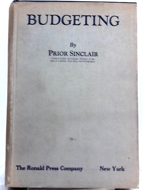 Budgeting By Prior Sinclair