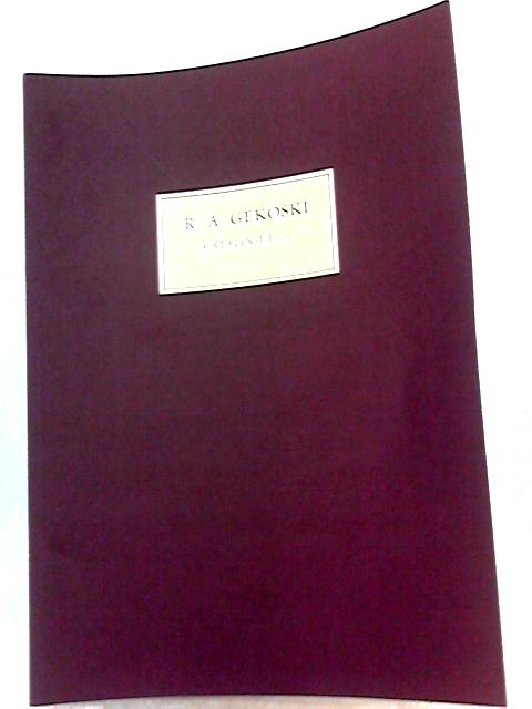 R. A. Gekoski Catalogue 22, Rare Books and Manuscripts