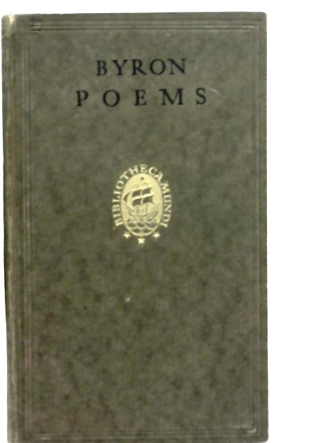 Poems By Lord Byron Used dpb Old Rare At World Of Books