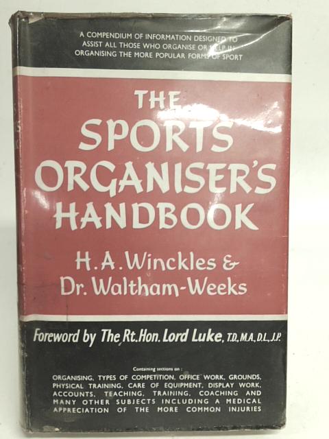 The Sports Organiser's Handbook By Henry Alfred Winckles