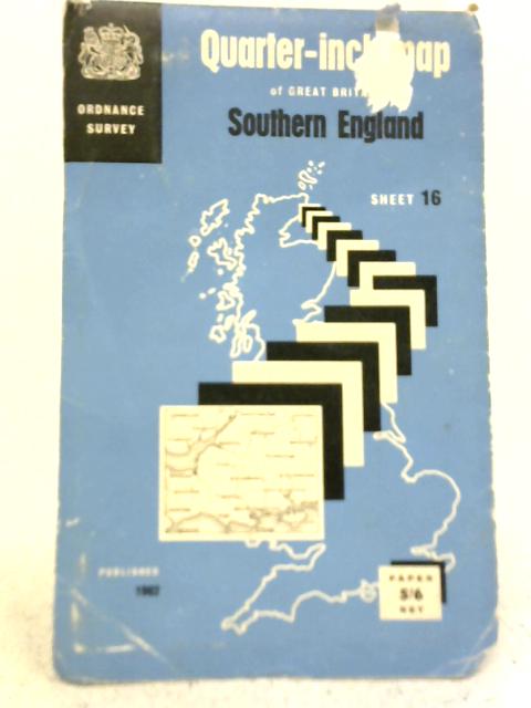 Quarter-inch map of Great Britain Southern England Sheet 16 By Ordnance Survey