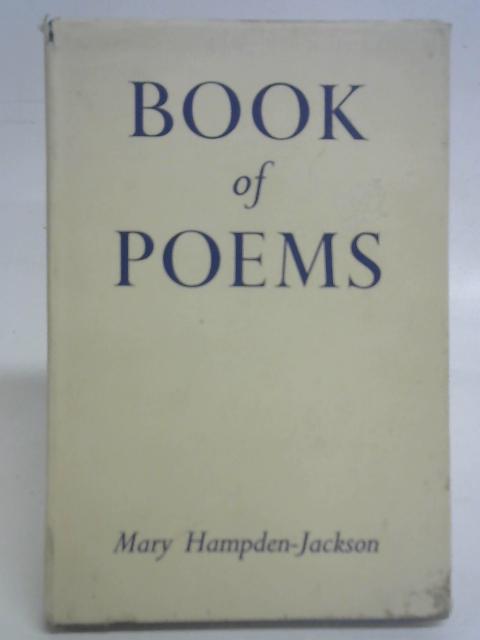 Book of Poems By Mary Hampden-Jackson