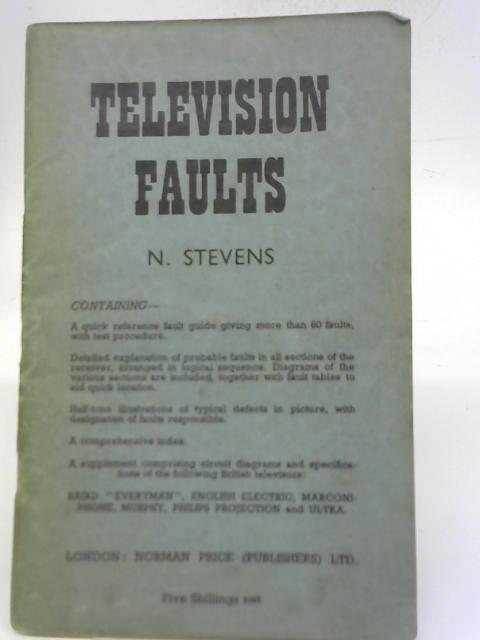 Television Faults By N Stevens