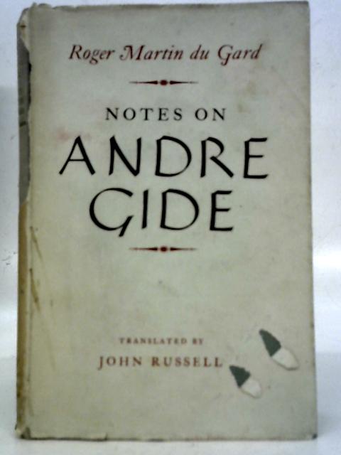 Notes on André Gide By John Russell