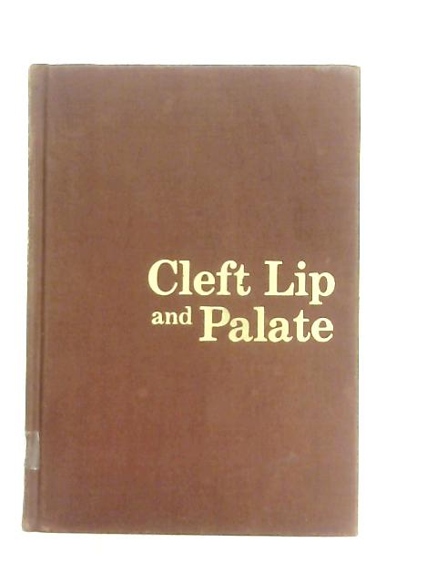 Cleft Lip and Palate By R. B. Ross