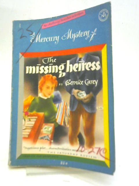 The Missing Heiress By Bernice Carey Martin