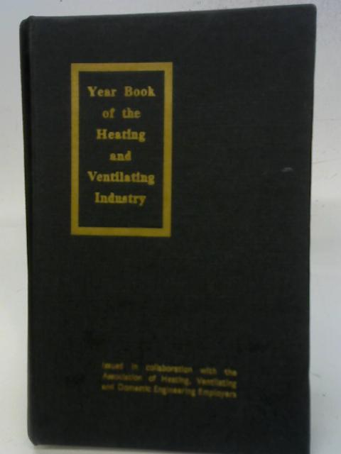 Year Book of the Heating and Ventilating Industry 1958-59 par Unstated