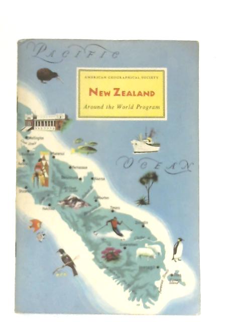 American Geographical Society, New Zealand, Around the World Program By L. L. Pownall