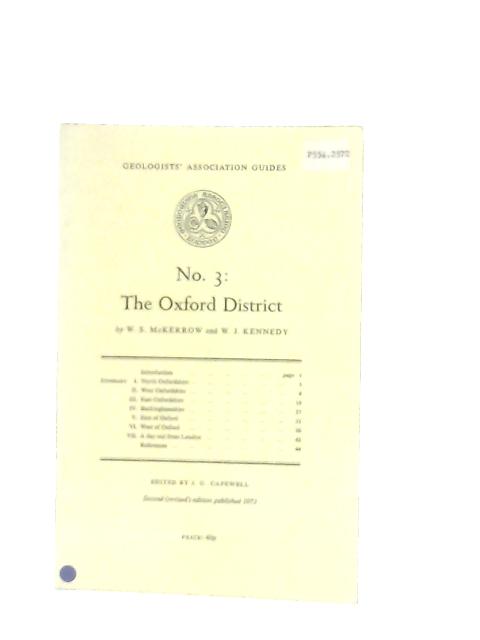 The Oxford District (Geologists' Association Guides No. 3) par W. S. McKerrow