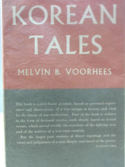 Korean Tales By Melvin B. Voorhees.