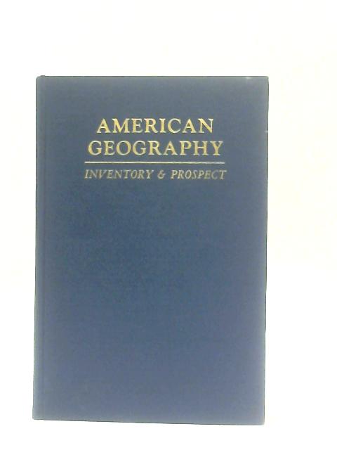 American Geography Inventory & Prospect By Various