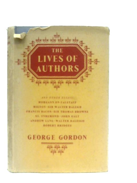 The Lives of Authors By George Gordon