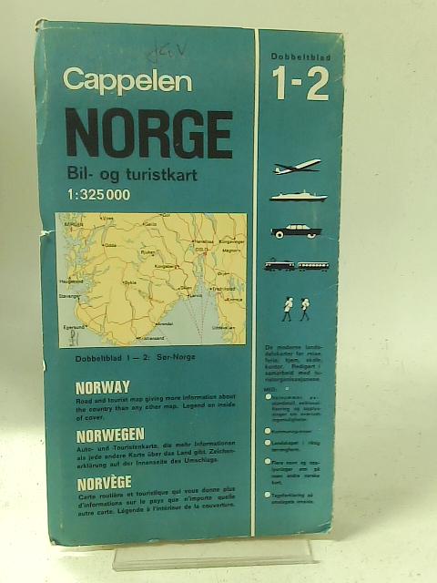 Cappelen Norge Bil-og turistkart Dobberltblad 1-2 By None stated