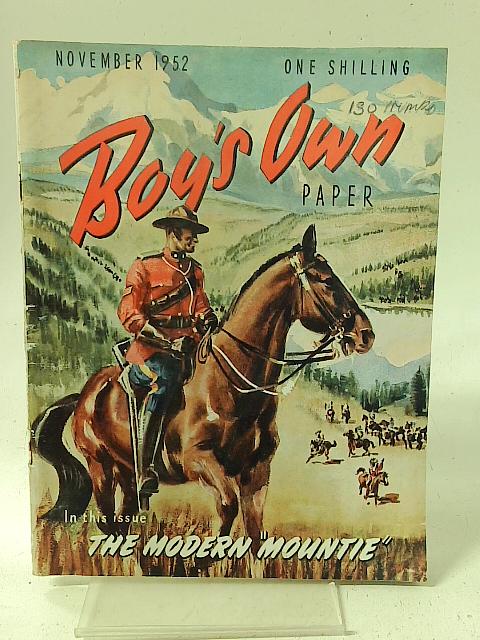 Boy's Own Paper Vol 75 No 2 November 1952 By Unstated