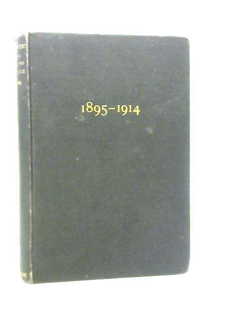 Some Letters From A Man of No Importance 1895-1914 By Anon