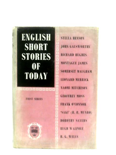 English Short Stories Of Today First Series By Various