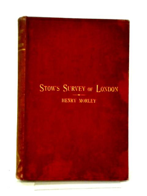 Books For The People: A Survay Of London. By Henry Morley