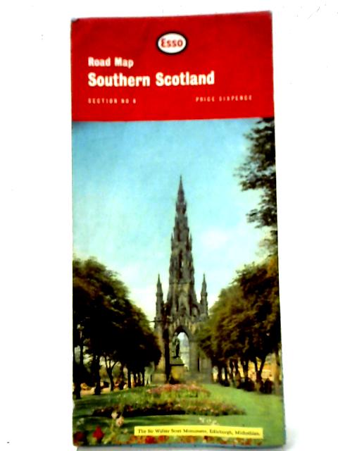 Southern Scotland Road Map section no.6 von Esso