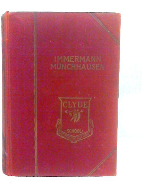 Karl Immerman Munchhausen By Werner Deetjen