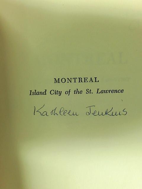 Montreal Island City Of The St. Lawrence By Kathleen Jenkins