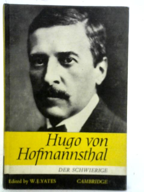 Der Schwierige By Hugo Von Hofmannsthal
