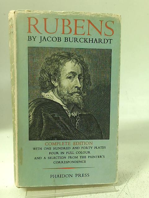 Recollections of Rubens By Jacob Burckhardt