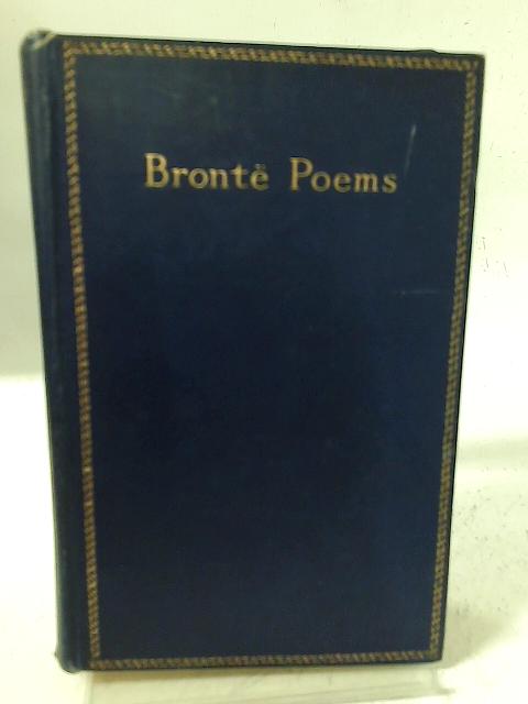 Bronte Poems By Arthur C. Benson (ed.)