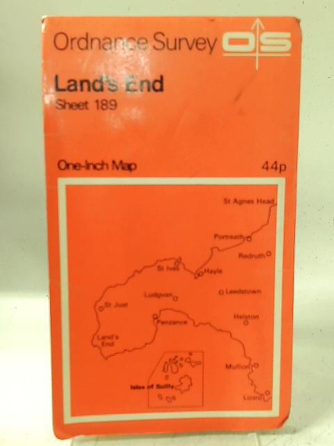 One-inch map of Great Britain: Land's End Sheet 189 von Ordnance Survey