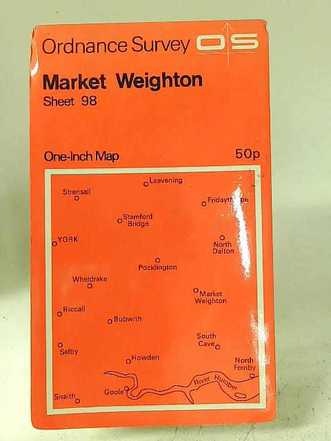 Ordnance Survey One-Inch Map Of Great Britain: Market Weighton, Sheet 98 By Ordnance Survey