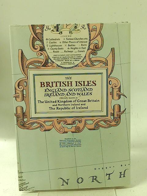 The British Isles. The National Geographic Magazine Vol XCV No 4 (Map Only) von National Georaphic Society