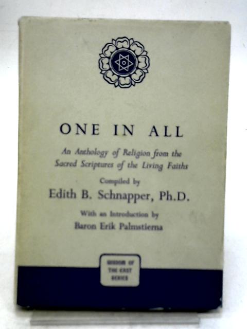 One in All By Edith B. Schnapper