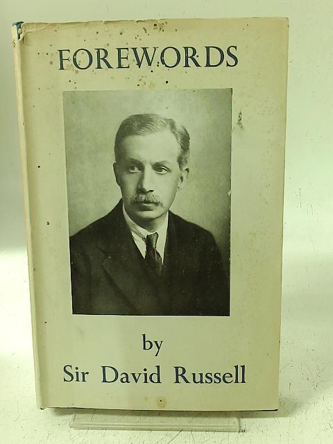 Forewords von Sir David Russell