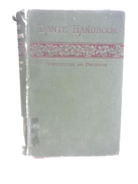 A Handbook to Dante By Giovanni Andrea Scartazzini