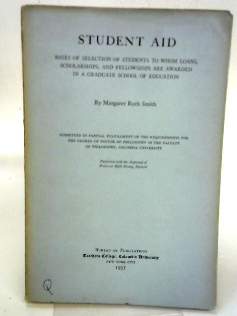 Student Aid By Margaret Ruth Smith