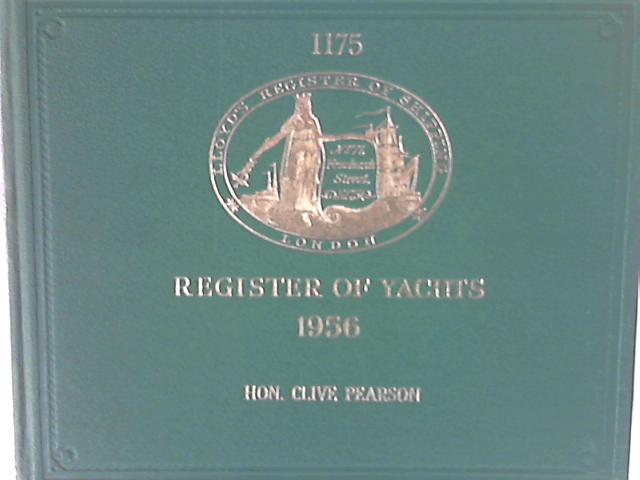 Register Of Yachts 1956 von Lloyds Register Of Shipping