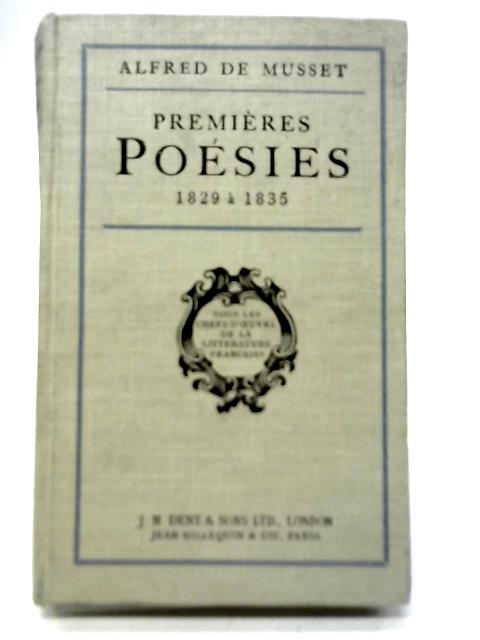 Premières Poésies von Alfred de Musset