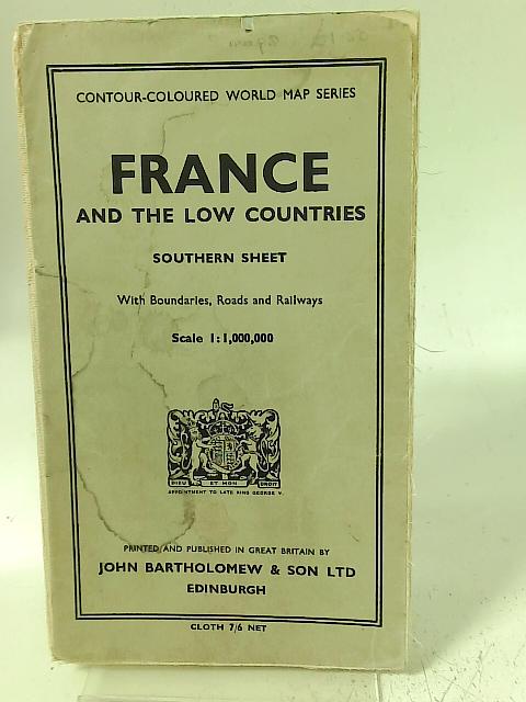 France and the Low Countries Southern Sheet par Bartholomew's