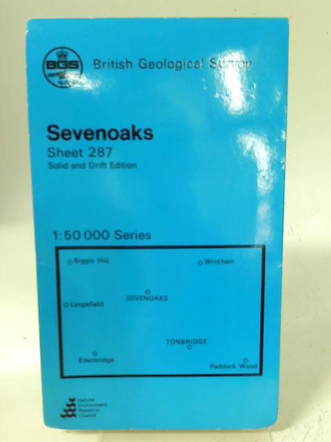 Sevenoaks Sheet 287 Solid and Drift Edition By BGS