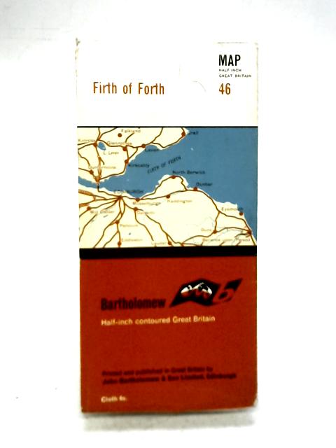 Bartholomew Half-inch Contoured Map 46 Firth Of Forth