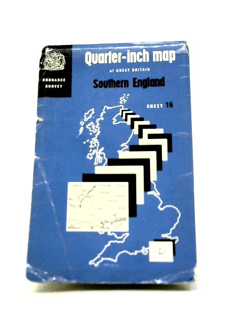 Sheet 16: Southern England (Quarter-inch Map of Great Britain) By Ordnance Survey