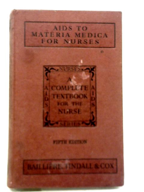 Aids To Materia Medica By E T Squibbs