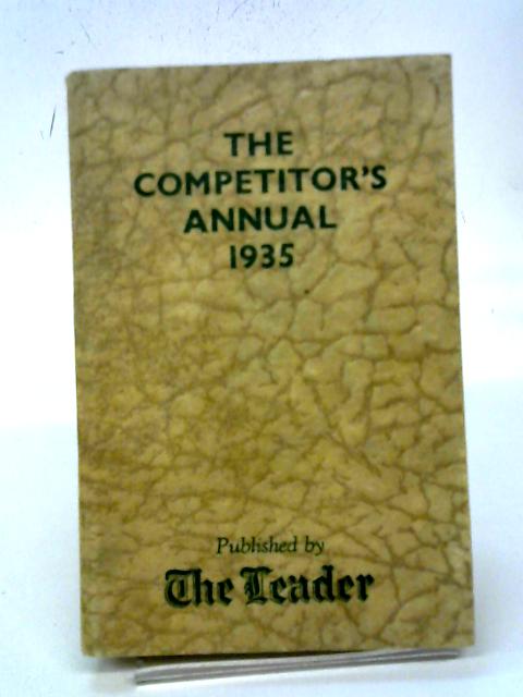 The Competitors Annual 1935 von Various