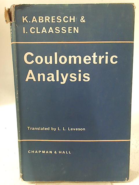 Coulometric Analysis By Dr. Phil Karl Abresch I Claassen.